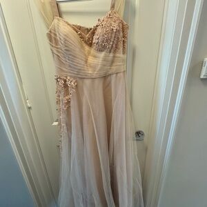 Teri Jon occasion dress with stunning beadwork